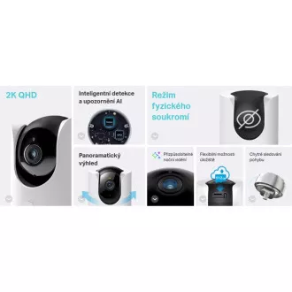 TP-Link Tapo C225 - Haussicherheits-Wi-Fi-Kamera, 4MP (2560 × 1440 ), ONVIF