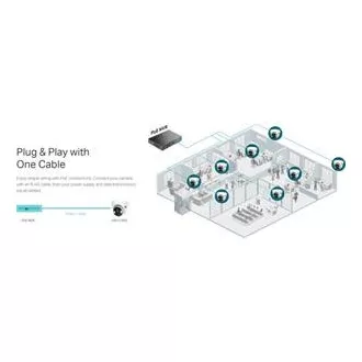 TP-Link VIGI C450(4mm) Revolverkamera, 5MP, 4mm, Voll-Farbe