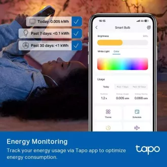 TP-Link Tapo L535E, Smart Wi-Fi LED-Glühbirne Farbe, 2500-6500K, E27 TP-Link Tapo L535E, Smart Wi-Fi LED-Glühbirne Farbe, 2500-6500K, E27