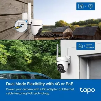 TP-Link Tapo C501GW - Outdoor 4G LTE Schwenk-Neige-Kamera, LTE/LAN, 2MP (1920x1080) 122°, ONVIF TP-Link Tapo C501GW - Outdoor 4G LTE Schwenk-Neige-Kamera, LTE/LAN, 2MP (1920x1080) 122°, ONVIF