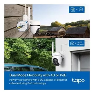 TP-Link Tapo C501GW - Outdoor 4G LTE Schwenk-Neige-Kamera, LTE/LAN, 2MP (1920x1080) 122°, ONVIF TP-Link Tapo C501GW - Outdoor 4G LTE Schwenk-Neige-Kamera, LTE/LAN, 2MP (1920x1080) 122°, ONVIF