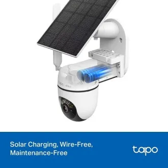 TP-Link Tapo C615 KIT - 4G LTE schwenkbare Kamera Sicherheitskit mit Solarpanel