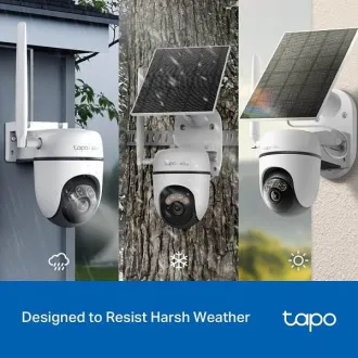 TP-Link Tapo C615 KIT - 4G LTE schwenkbare Kamera Sicherheitskit mit Solarpanel