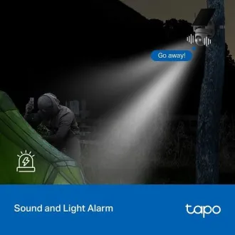 TP-Link Tapo C615 KIT - 4G LTE schwenkbare Kamera Sicherheitskit mit Solarpanel