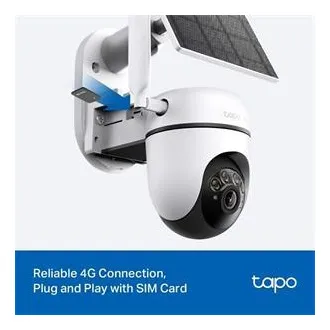 TP-Link Tapo C615 KIT - 4G LTE schwenkbare Kamera Sicherheitskit mit Solarpanel