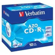 VERBATIM CD-R AZO 700MB, 52x, Jewel Case 1 Stück