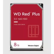 WD RED PLUS NAS WD80EFPX/8TB/3,5"/256MB Cache/5640 RPM/215 MB/s/CMR
