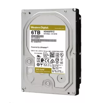 WD GOLD WD6004FRYZ 6TB SATA/6Gb/s 256MB Cache 7200rpm, CMR, Enterprise WD GOLD WD6004FRYZ 6TB SATA/6Gb/s 256MB Cache 7200rpm, CMR, Enterprise