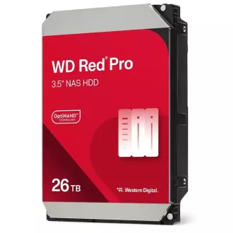 WD RED Pro NAS WD260KFGX 26TB SATAIII/600 512MB Cache, 272 MB/s, CMR