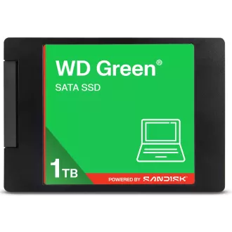 WD GREEN 3D NAND SSD WDS100T5G0A 1TB, SATA III 6Gb/s, 545MB/s, 2,5" WD GREEN 3D NAND SSD WDS100T5G0A 1TB, SATA III 6Gb/s, 545MB/s, 2,5"