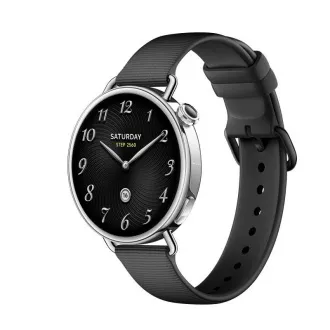 Xiaomi Watch S4 41mm - Schwarzes Fluorkautschuk