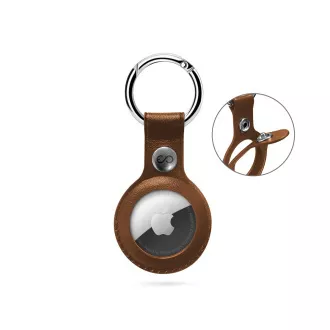Epico Ledertasche für AirTag - braun Epico Ledertasche für AirTag - braun