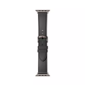 Epico Uhrenarmband Leder 38/40/41/42 - schwarz