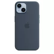 iPhone 14 Silikonhülle mit MagSafe - Sturmblau