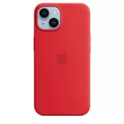 iPhone 14 Silikonhülle mit MS - (PRODUKT)ROT