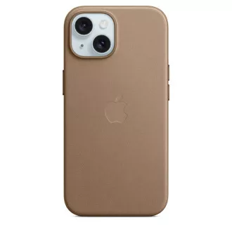 iPhone 15  FineWoven Tasche mit MS - Taupe