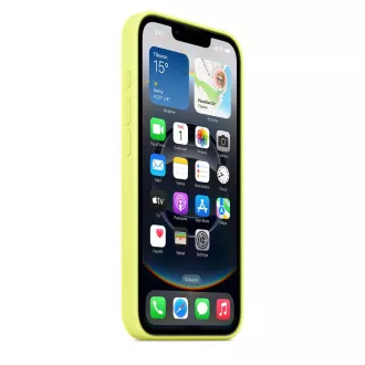 iPhone 16e Silikonhülle - Neongelb iPhone 16e Silikonhülle - Neongelb