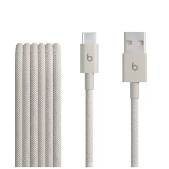 Beats USB-A/USB-C gewebtes Kabel (1,5 m) - Surge Stone Beats USB-A/USB-C gewebtes Kabel (1,5 m) - Surge Stone