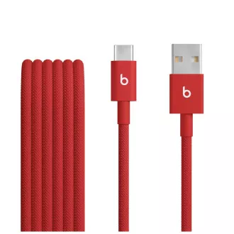 Beats USB-A / USB-C gewebtes Kabel (1,5m) - Rapid Red