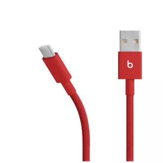 Beats USB-A / USB-C gewebtes Kabel (1,5m) - Rapid Red