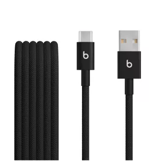 Beats USB-A / USB-C gewebtes Kabel (1,5m)-schwarz (2 Stück)