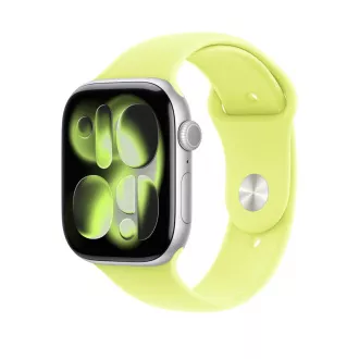 Uhr Acc/46/Neongelbes Sportband - M/L