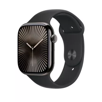 Uhr Acc/46/Schwarzes Sportband - S/M