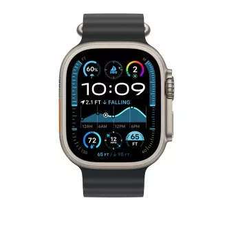 Uhr Acc/49/Black Ocean Band -Natur.Titan