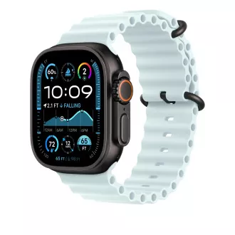 Uhr Acc/49/Eisblau Ocean Band Ext-Schwarz Titan