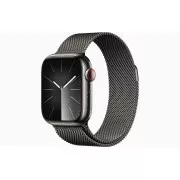 Apple Watch S9 Cell/41mm/Graphit/Elegantes Band/Graphit