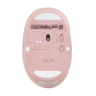 ASUS Fragrance Mouse MD101/Ergonomisch/Optisch/2 400 DPI/USB BT/Rosa