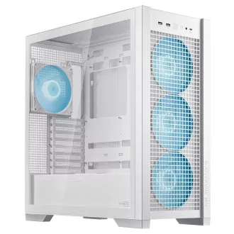 ASUS TUF Gaming GT302 ARGB/Midi Tower/Transparent/Weiß
