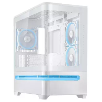 ASUS Gehäuse PRIME AP202 TG ARGB FANS weiß