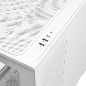 ASUS Gehäuse PRIME AP202 TG ARGB FANS weiß