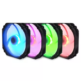 SCYTHE KF1425FD18R-P Kaze Flex 140 mm Rund RGB PWM Lüfter 300-1800 U/min SCYTHE KF1425FD18R-P Kaze Flex 140 mm Rund RGB PWM Lüfter 300-1800 U/min