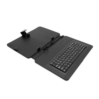 AIREN AiTab Ledertasche 4 mit USB Tastatur 10" SCHWARZ (CZ/SK/DE/UK/US... Layout)