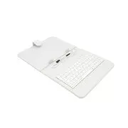 AIREN AiTab Ledertasche 2 mit USB Tastatur 8" WEISS (CZ/SK/DE/UK/US... Layout)