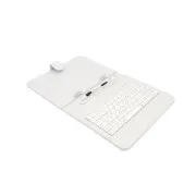 AIREN AiTab Ledertasche 2 mit USB Tastatur 8" WEISS (CZ/SK/DE/UK/US... Layout)
