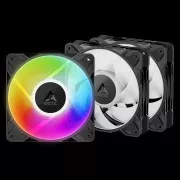 ARCTIC P12 Pro A-RGB (3er Pack) - 120mm A-RGB PWM-Lüfter mit Kabelsplitter