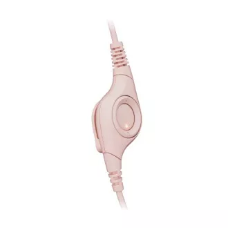 Plötzlich. Set Logitech Stereo USB Headset H390, rosa
