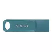 SanDisk Ultra Dual Drive Go/256GB/USB 3.2/USB-A   USB-C/Blau