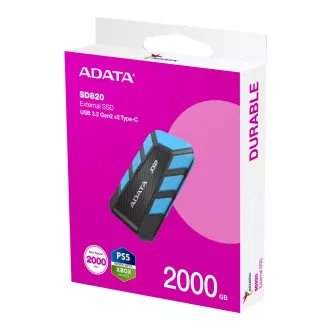 ADATA SD820/2TB/SSD/Extern/Blau/5R