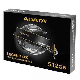 ADATA LEGEND 900/512GB/SSD/M.2 NVMe/Schwarz/Kühlkörper/5R