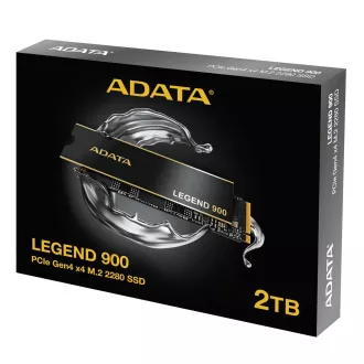ADATA LEGEND 900/2TB/SSD/M.2 NVMe/Schwarz/Kühlkörper/5R