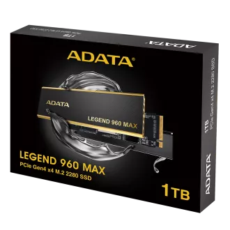 ADATA LEGEND 960 MAX/4TB/SSD/M.2 NVMe/Schwarz/Kühlkörper/5R
