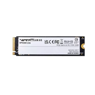 PATRIOT VP4300 Lite/4TB/SSD/M.2 NVMe/Schwarz/5R
