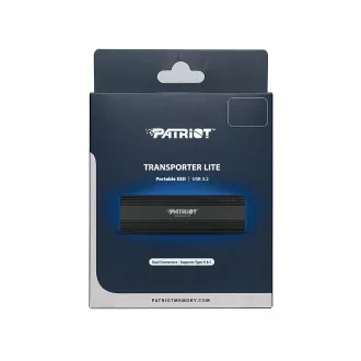 Patriot TRANSPORTER Lite/512GB/SSD/Extern/Schwarz/3R