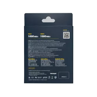 Patriot TRANSPORTER Lite/512GB/SSD/Extern/Schwarz/3R