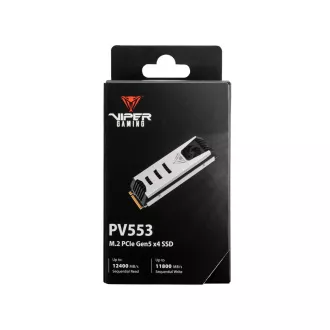 PATRIOT VIPER PV553/2TB/SSD/M.2 NVMe/Silber/Kühlkörper/5R