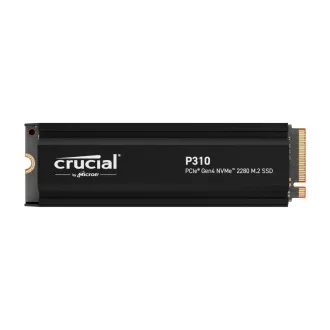 Crucial P310/2TB/SSD/0/M.2 NVMe/Schwarz/Heatsink/5R
